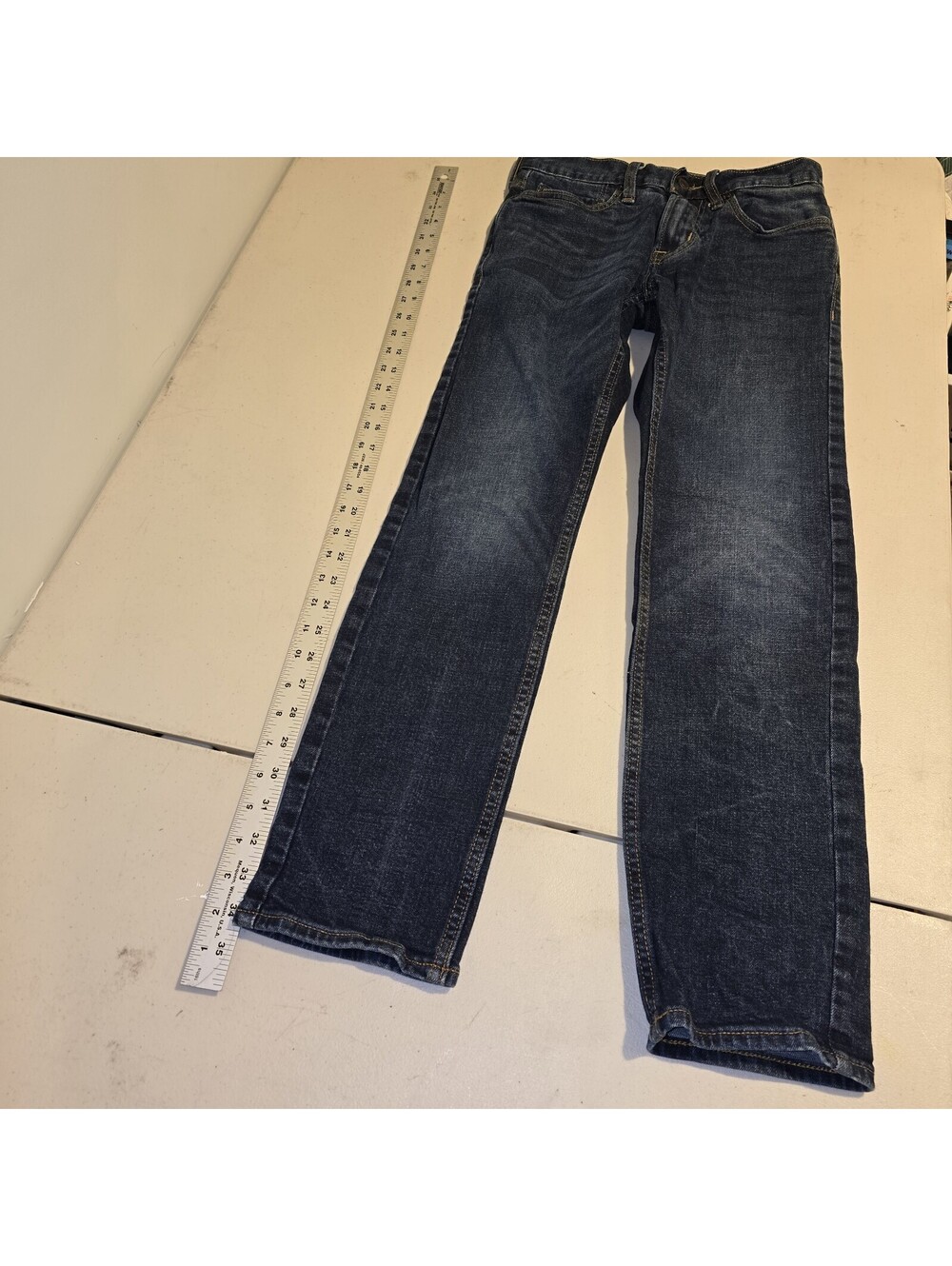 Old Navy Stretch Slim Built In Flex Jeans Dark Wash Mens Denim 28x30